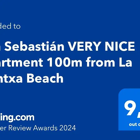 Very 100m From La Kontxa Apartman San Sebastián