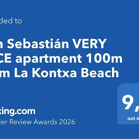 Very 100m From La Kontxa *